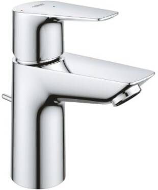 GROHE BauEdge S-Size 1-gats wastafelkraan met waste 14 7 cm chroom