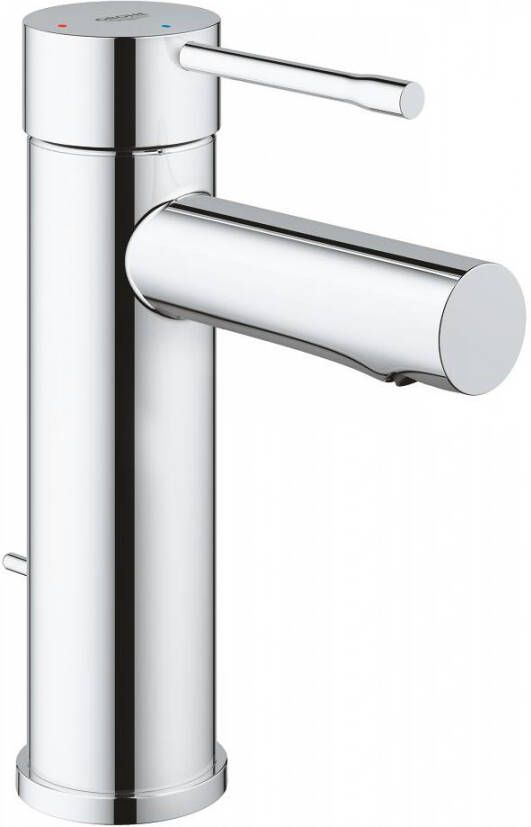 GROHE Essence S-Size wastafelkraan met trekwaste 17 4 cm chroom