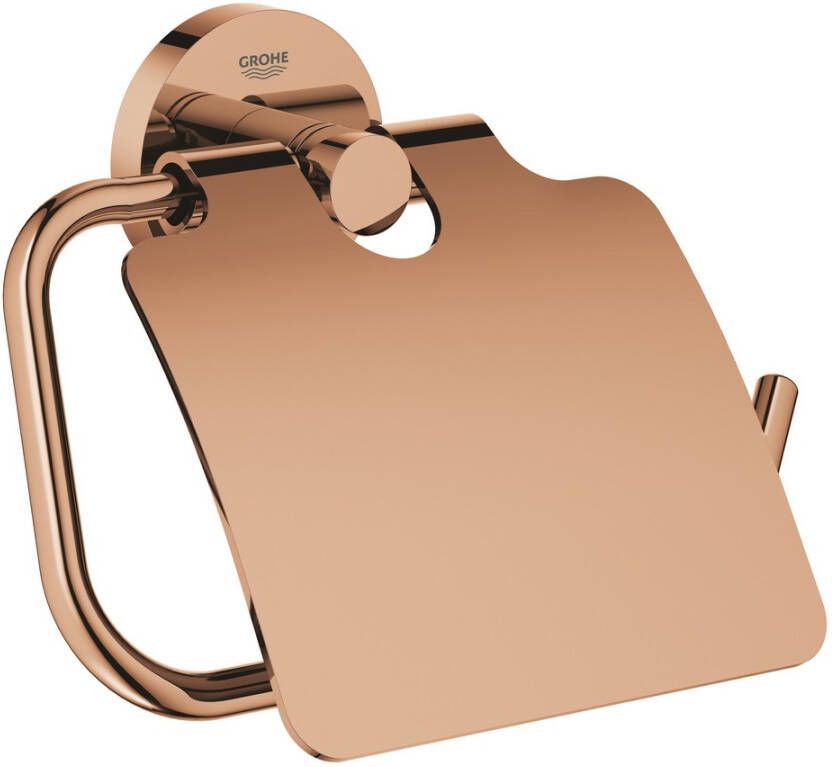 Grohe Essentials closetrolhouder met klep warm sunset 40367da1