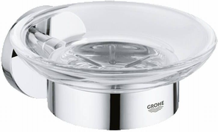Grohe Essentials Zeepschaal met houder wandmontage chroom 40444001