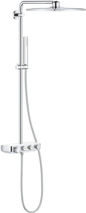 GROHE Euphoria Smartcontrol system 310 Duo Douchethermostaat douchesysteem vierkant eengreeps 2 gats 150mm hart moon white