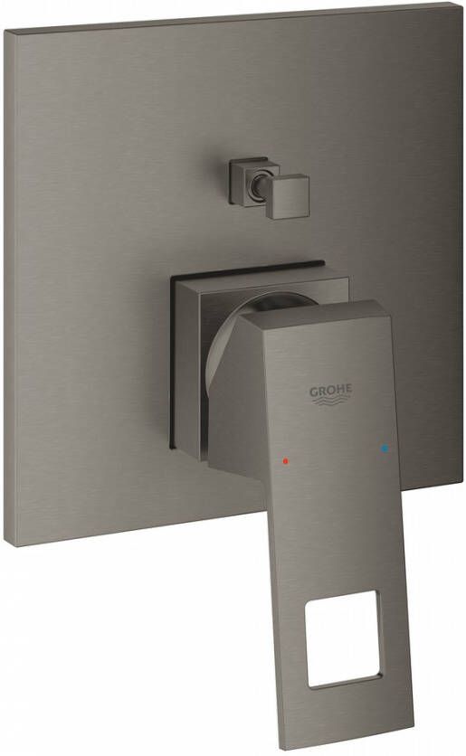 Grohe Eurocube afbouwdeel v. inbouw badkraan m. omstel brushed hard graphite 24062AL0 - Foto 2