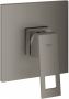 Grohe Eurocube Inbouwthermostaat 1 knop zonder omstel brushed hard graphite 24061AL0 - Thumbnail 2