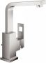 GROHE Eurocube Wastafelmengkraan L size trekwaste eengreeps 1 gats 248mm hoogte 150mm uitloop draaibaar supersteel - Thumbnail 2