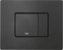 GROHE Even bedieningsplaat dualflush 15.6x19.7cm verticaal horizontaal mat zwart - Thumbnail 3