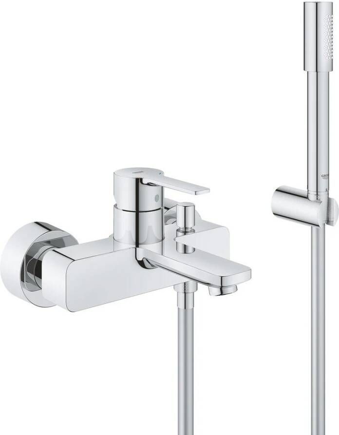 Grohe Lineare New badmengkraan(opbouw)voorsprong uitloop 184mm volumestroomklasse S(8.7 11.5 l min.)afsluitmechanisme cartouche keramisch