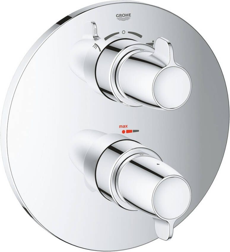 Grohe Grohtherm Special inbouwmengkraan afbouwdeel chroom. glans toepassing badthermostaat thermostatisch