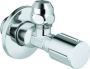 Grohe hoekstopkraan knel 1 2 x3 8 met metalen greep chroom 22037000 - Thumbnail 2