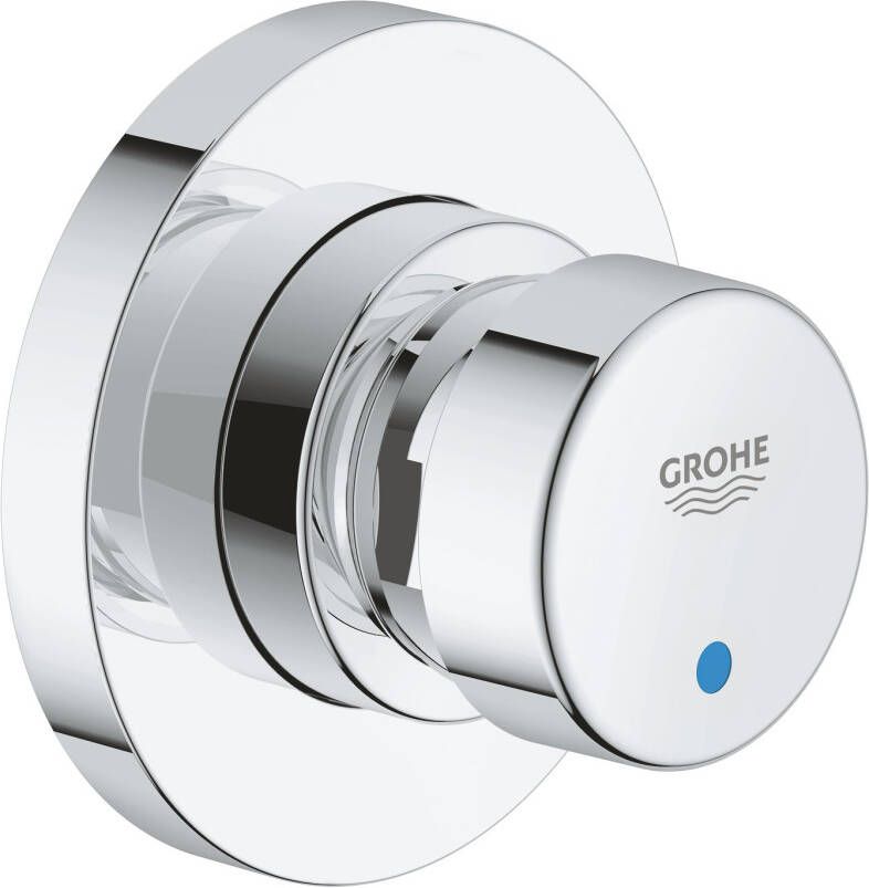Grohe Euroeco Cosmopolitan T zelfsluitende kraan mechanisch chroom. glans bediening hand met bedieningselement