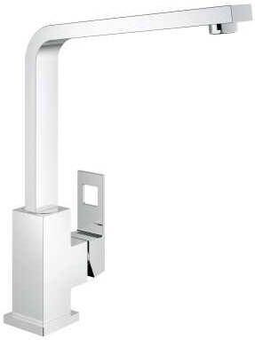 GROHE Eurocube Keukenmengkraan eengreeps 309mm hoogte 285mm hoogte kraanmond 202mm voorsprong uitloop hoog draaibaar chroom