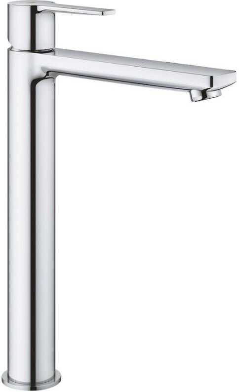 GROHE Lineare New Wastafelmengkraan XL-size eengreeps 1-gats 313mm hoogte glad 181mm uitloop vast chroom