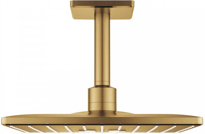 Grohe Rainshower SmartActive 310 Cube Hoofddouche 31x31cm 2 straalsoorten plafondarm 14.2cm geborsteld hard graphite 26481al0 - Foto 2