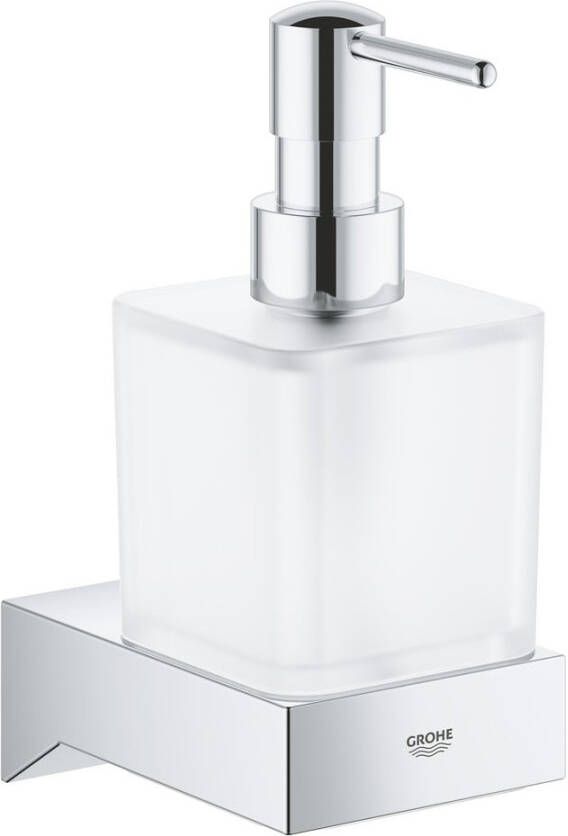 GROHE Selection Cube wandhouder t.b.v. zeepschaal drinkglas en zeepdispenser chroom