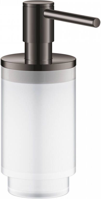 GROHE Selection Zeepdispenser 120ml vulhoeveelheid glas metaal hard graphite(past in houder 41 027 ) - Foto 2