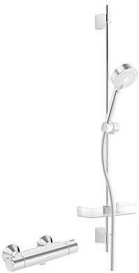 Hansa micra renovatieset glijstangset met douchekraan thermostatisch m. basicjet glijstangset 92cm chroom 48150171 - Foto 2