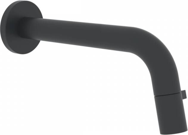 Hansa novatapkraan wanduitloop1 2aansluiting sprong 186mm mat zwart 5096810133