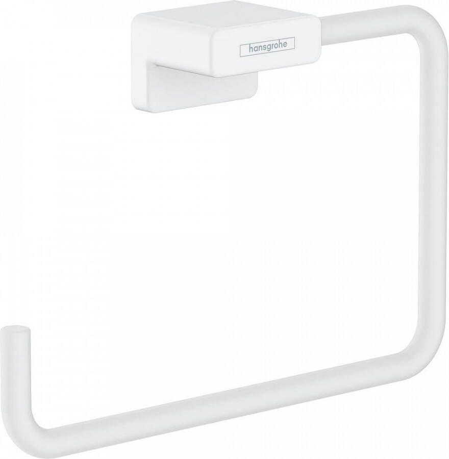 Hansgrohe AddStoris handdoekring 18 9x4x12cm mat wit