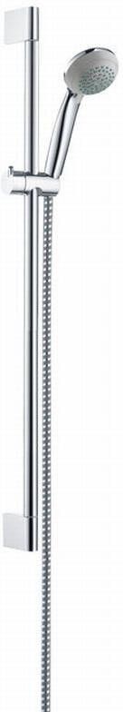 Hansgrohe Crometta 85 Unica glijstangset 65cm inclusief Crometta 85 Green handdouche chroom 27652000 - Foto 1