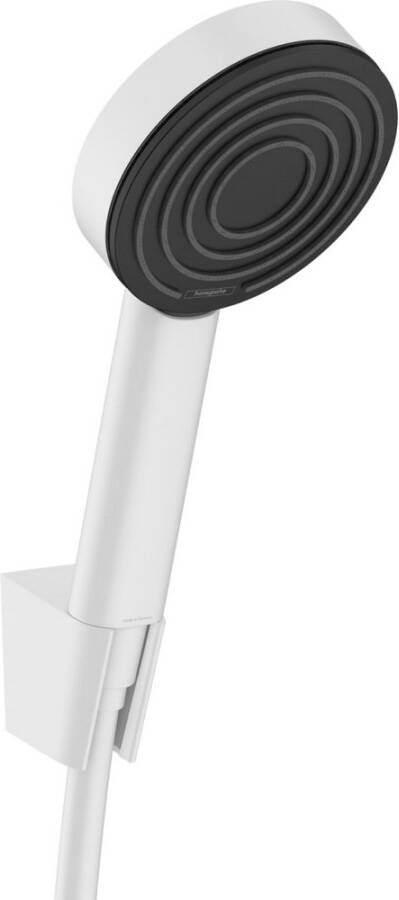 Hansgrohe Pulsify handdoucheset met handdouche handdouchehouder en doucheslang 125 cm mat wit