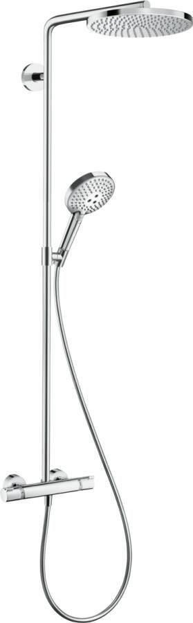 HANS GROHE Hansgrohe Raindance Select S Douchecombinatie 240mm hoofddouche 460mm arm 1jet handdouche thermostaat PowderRain chroom