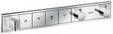 Hansgrohe RainSelect afbouwdeel v. inbouw douchekraan thermostatisch m. douchehouder v. 4 functies 59.8x90cm wit chroom