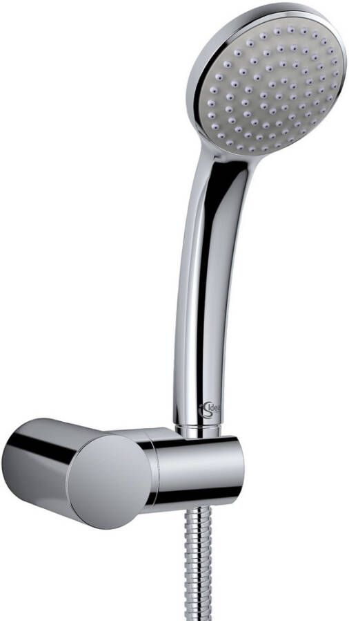 Ideal Standard Idealrain badset: doucheslang 150cm handdouche 80mm 1 stand en verstelbare handdouchehouder chroom B9506AA