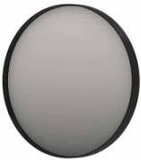 INK SP17 ronde spiegel in stalen kader met dimbare indirecte LED-verlichting color changing spiegelverwarming en schakelaar 100 x 4 x 100 cm geborsteld metal black - Foto 1