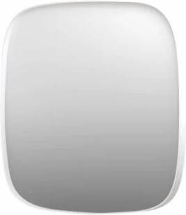 INK SP29 contour spiegel vierkant met afgeronde hoeken verzonken in kader 100 x 4 x 100 cm mat wit