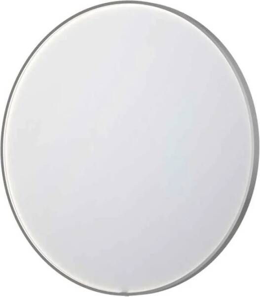 INK SP24 ronde spiegel voorzien van dimbare LED-verlichting verwarming en colour-changing ø 120 cm geborsteld RVS