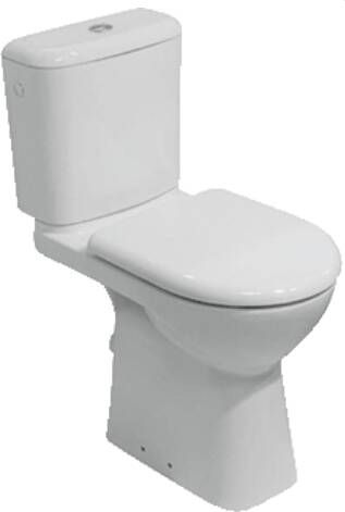 Jika Euroline toiletgedeelte voor toiletcombinatie (pk) 670 x 360 x 480 mm wit