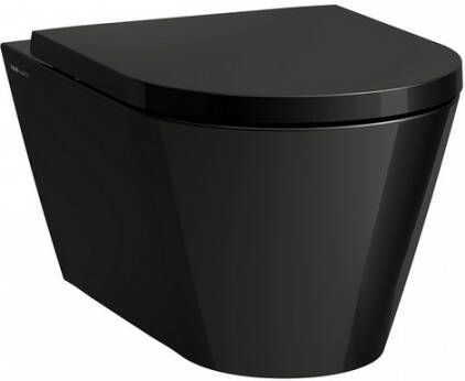 Laufen Kartell• hangend toilet diepspoel Rimless glanzend zwart