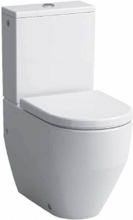 Laufen Pro closet voor duoblok 36x65x43cm diepspoel afvoer PK. vario (70-220) back to wall. 2 schroefgaten keramiek wit h8259520000001