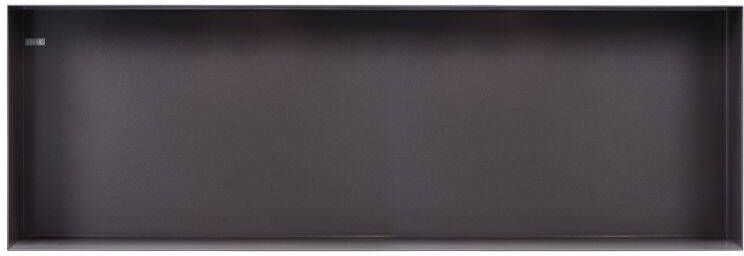 Looox Colour BoX inbouwnis 90x30x10cm RVS antraciet mat cbox90a - Foto 2
