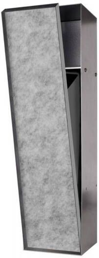 Looox Closed afval- opbergvak inbouw betegelbaar antraciet cl-11-a