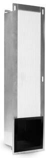 Looox Closed Inbouw Reserverolhouder 17.3x74x14cm 6 rollen zwart mat cl1-mz - Foto 2