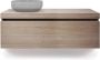 Looox Wood collection Wooden Drawer BoX ladenkast met 1 lade 120x45x46cm met softclose eiken old grey WDB1200 - Thumbnail 2