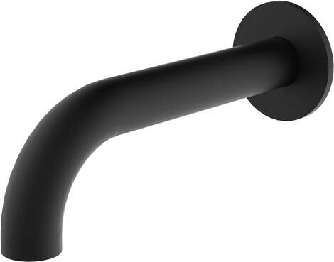 Plieger Napoli baduitloop 21.7cm mat zwart 700112 mat black