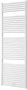 Plieger Palmyra designradiator horizontaal gebogen middenaansluiting 1175x600mm 689W parelgrijs (pearl grey) 7252893 - Thumbnail 2