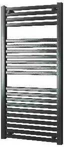 Plieger Roma designradiator horizontaal 1255x600mm 675W zwart