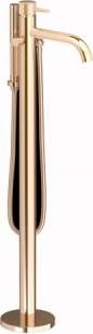 Plieger Roma vrijstaande badkraan 11x89.2x27.7cm met omstel met handdouche rose goud ID399 ROSE - Foto 1