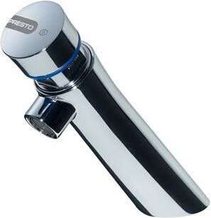 Presto 605 Neo S zelfsluitende wastafelkraan v. bladmontage S-uitvoering 1 2 bu.dr. koud looptijd 15 sec. chroom 21931070 65200