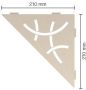 Schluter Shelf-E-S1 planchet 21x21x0.5cm inbouw Driehoek Perforatie: Curve RVS geborsteld ses1d6eb - Thumbnail 2