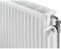 Stelrad Compact All In paneelradiator 70x160cm type 22 3138watt 4 aansluitingen Staal Wit glans 0214072216 - Thumbnail 2