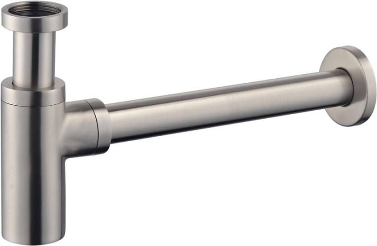 Royal Plaza Merlot design bekersifon 1.1 4" voor wastafel brushed 17282