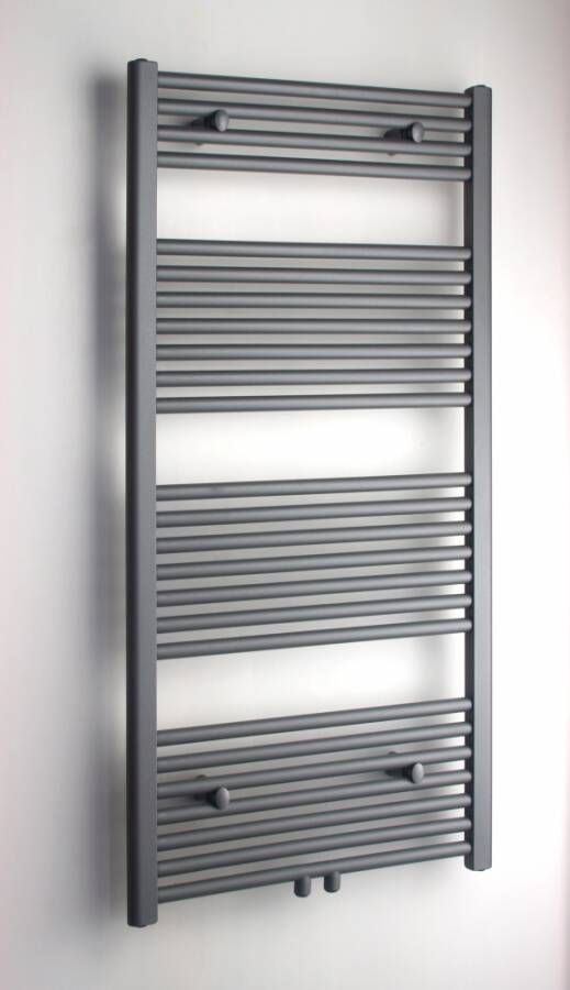 Royal Plaza Sorbus r radiator 40x180cm n41 696w recht middenaansl. grijs metallic 79806