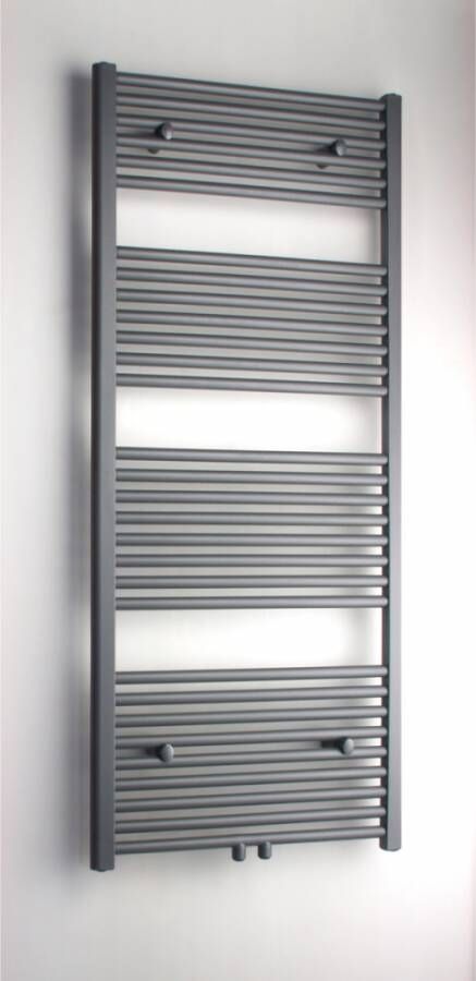 Royal Plaza Sorbus r radiator 50x120 n25 420w recht met midden aansluiting grijs metallic 56745 - Foto 3