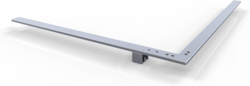 Royal Plaza Guard stabilisatiestang voor schuifdeur chroom look