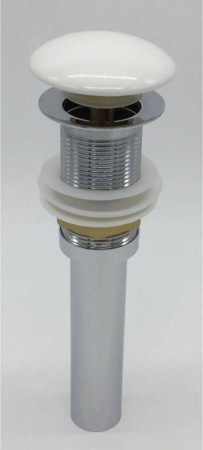 Royal Plaza keramische click plug voor wastafel-fontein wit glanzend 19255