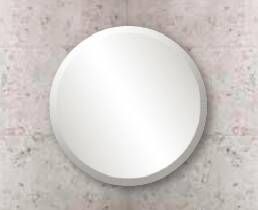 Sub 126 spiegel rond met bevestiging en facetrand 25 mm 60 cm