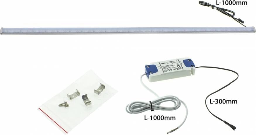 Sub 129 indirecte LED-verlichting met kabel en driver 75 cm wit
